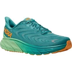 Hoka Arahi 6 Running Shoes - Ocean Mist / Lime Glow