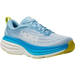 Hoka Bondi 8 Running Shoes Men - Airy Blue / Diva Blue