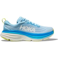 Hoka Bondi 8 Running Shoes Men - Airy Blue / Diva Blue -Hoka Shoes Outlet Store hoka bondi 8 running shoes airy blue diva blue 5 1502203