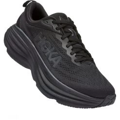 Hoka Bondi 8 X-Wide Running Shoes - Black / Black