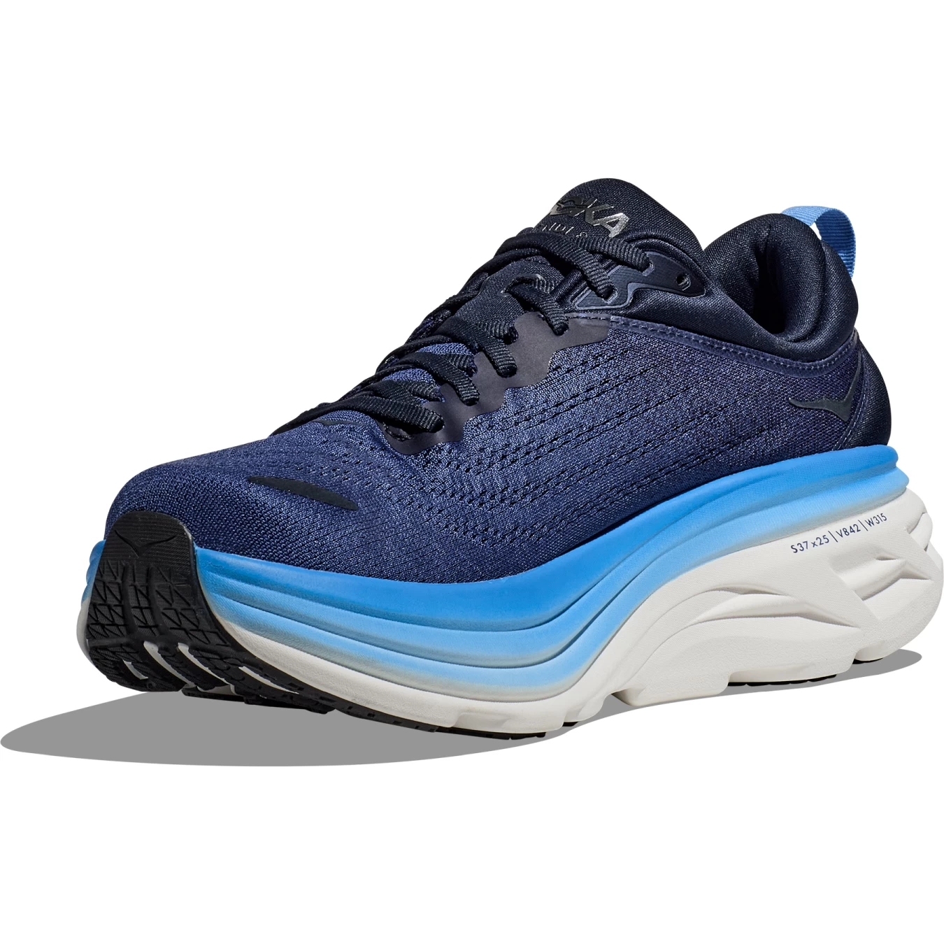 Hoka Bondi 8 Wide Running Shoes Men - Outer Space / All Aboard 3 Hoka Bondi 8 Wide Running Shoes Men - Outer Space / All Aboard - Image 3