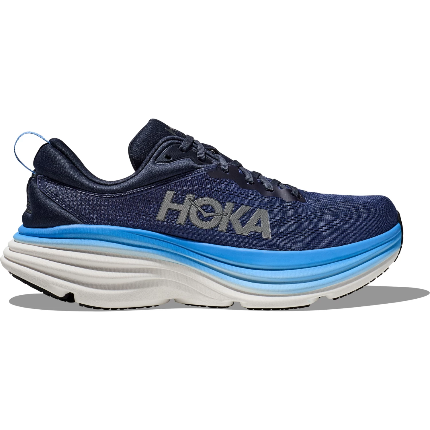 Hoka Bondi 8 Wide Running Shoes Men - Outer Space / All Aboard 2 Hoka Bondi 8 Wide Running Shoes Men - Outer Space / All Aboard - Image 2