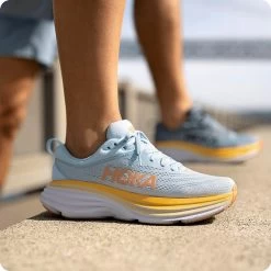 Hoka Bondi 8 Wide Running Shoes Women - Coastal Sky / All Aboard -Hoka Shoes Outlet Store hoka bondi 8 wide running shoes women2 1569638 1