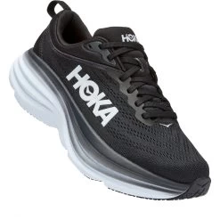 Hoka Bondi 8 Running Shoes Women - Black / White
