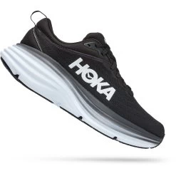Hoka Bondi 8 Running Shoes Women - Black / White -Hoka Shoes Outlet Store hoka bondi 8 women s running shoes black white 5 1239597 1