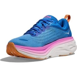 Hoka Bondi 8 Wide Running Shoes Women - Coastal Sky / All Aboard -Hoka Shoes Outlet Store hoka bondi 8 women s running shoes coastal sky all aboard 5 1364167 1