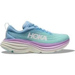 Hoka Bondi 8 Running Shoes Women - Airy Blue / Sunlit Ocean -Hoka Shoes Outlet Store hoka bondi 8 womens running shoes airy blue sunlit ocean 5 1502127