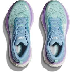 Hoka Bondi 8 Running Shoes Women - Airy Blue / Sunlit Ocean -Hoka Shoes Outlet Store hoka bondi 8 womens running shoes airy blue sunlit ocean 6 1502128