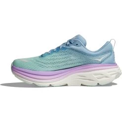 Hoka Bondi 8 Running Shoes Women - Airy Blue / Sunlit Ocean -Hoka Shoes Outlet Store hoka bondi 8 womens running shoes airy blue sunlit ocean 7 1502129