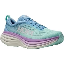 Hoka Bondi 8 Running Shoes Women - Airy Blue / Sunlit Ocean