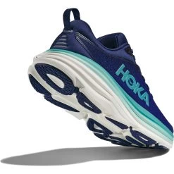 Hoka Bondi 8 Running Shoes Women - Bellwether Blue / Evening Sky -Hoka Shoes Outlet Store hoka bondi 8 womens running shoes bellwether blue evening sky 5 1502137