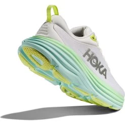 Hoka Bondi 8 Running Shoes Women - Blanc De Blanc / Sunlit Ocean -Hoka Shoes Outlet Store hoka bondi 8 womens running shoes blanc de blanc sunlit ocean 6 1502145
