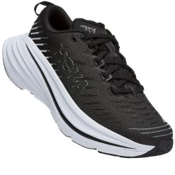 Hoka Bondi X Women's Running Shoes - Black / White