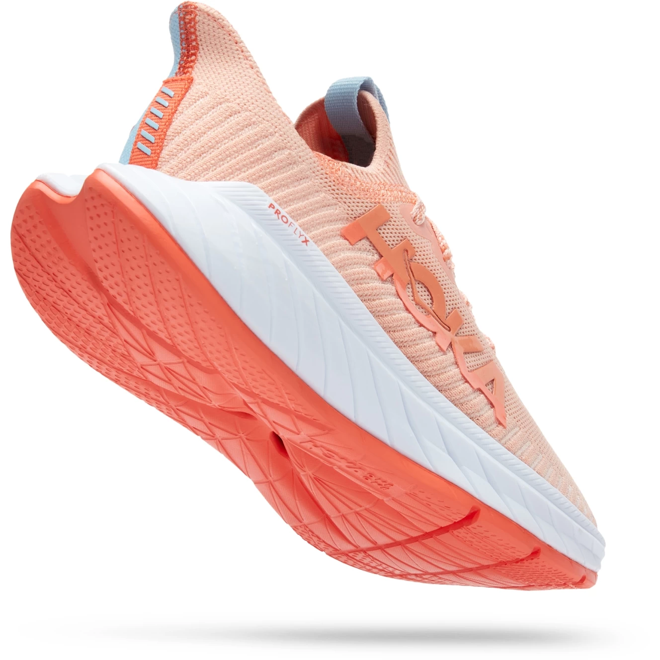 Hoka Carbon X 3 Women's Running Shoes - Peach Parfait / Summer Song 2 Hoka Carbon X 3 Women's Running Shoes - Peach Parfait / Summer Song - Image 2