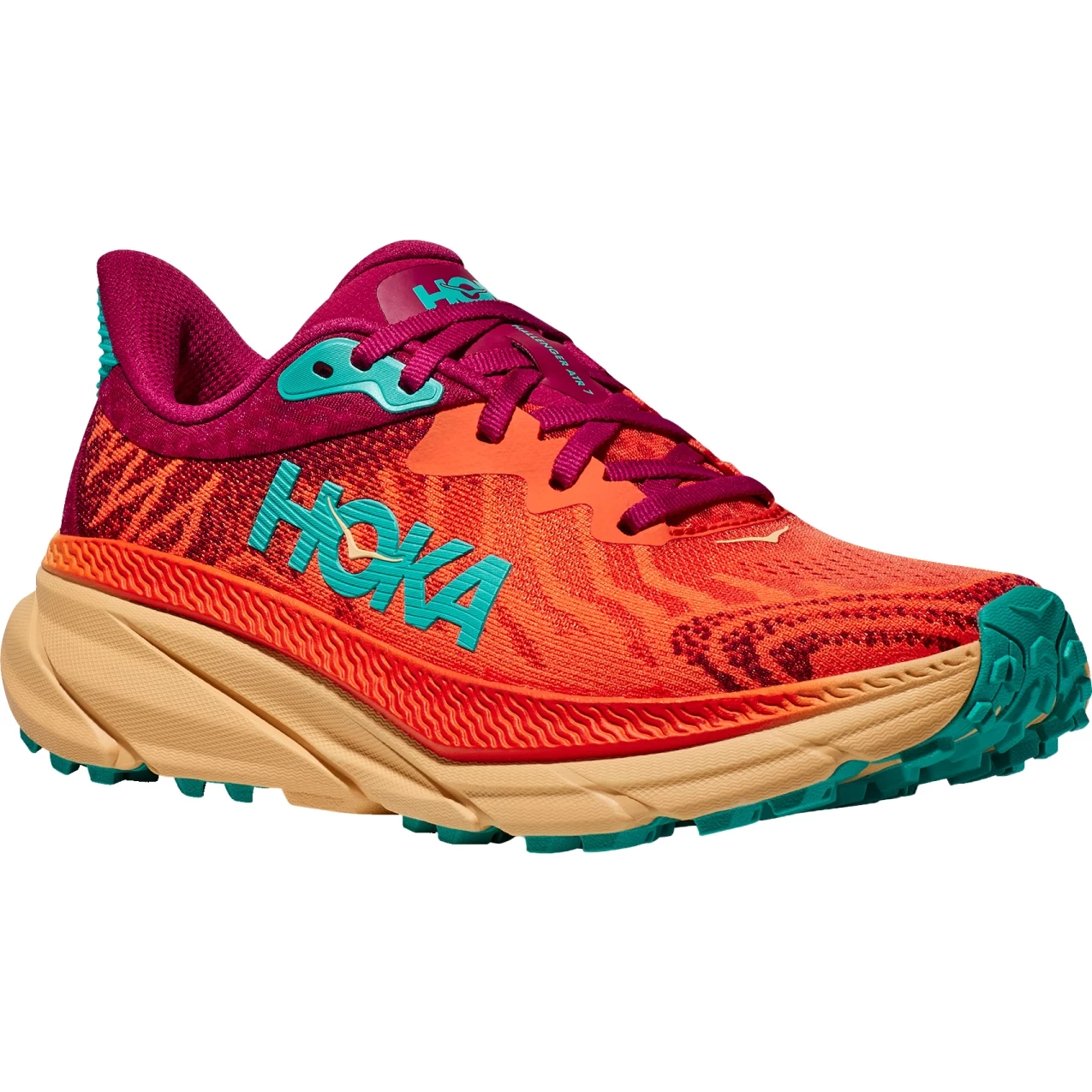 Hoka Challenger 7 Running Shoes Men - Flame / Cherries Jubilee 1 Hoka Challenger 7 Running Shoes Men - Flame / Cherries Jubilee