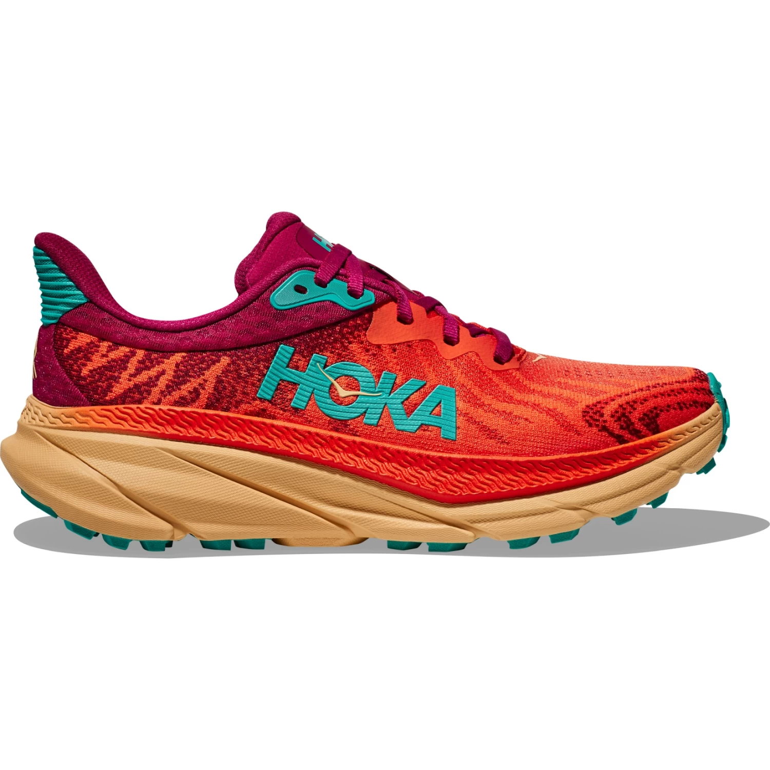 Hoka Challenger 7 Running Shoes Men - Flame / Cherries Jubilee 3 Hoka Challenger 7 Running Shoes Men - Flame / Cherries Jubilee - Image 3