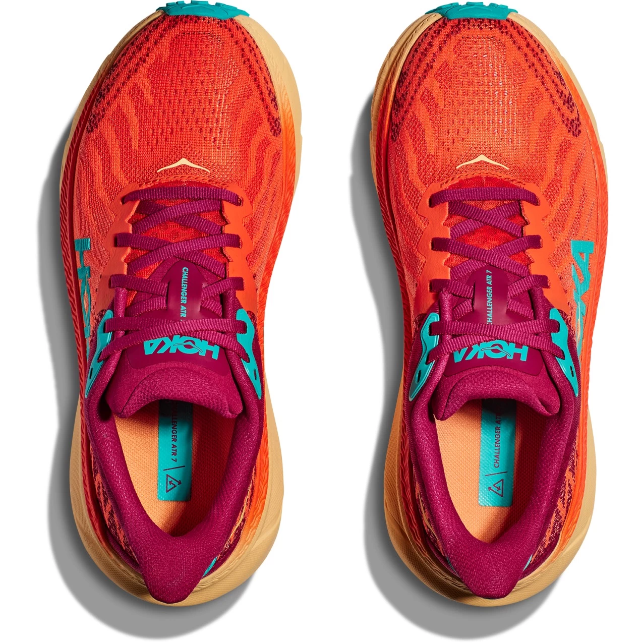 Hoka Challenger 7 Running Shoes Women - Flame / Cherries Jubilee 5 Hoka Challenger 7 Running Shoes Women - Flame / Cherries Jubilee - Image 5
