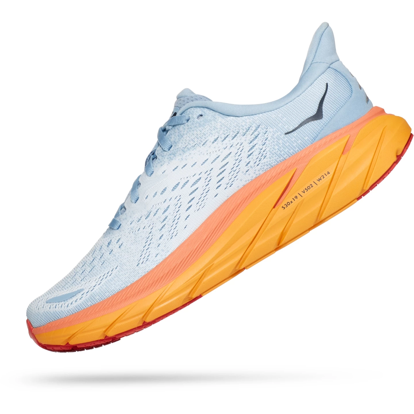 Hoka Clifton 8 Women's Running Shoes - Summer Song / Ice Flow 4 Hoka Clifton 8 Women's Running Shoes - Summer Song / Ice Flow - Image 4