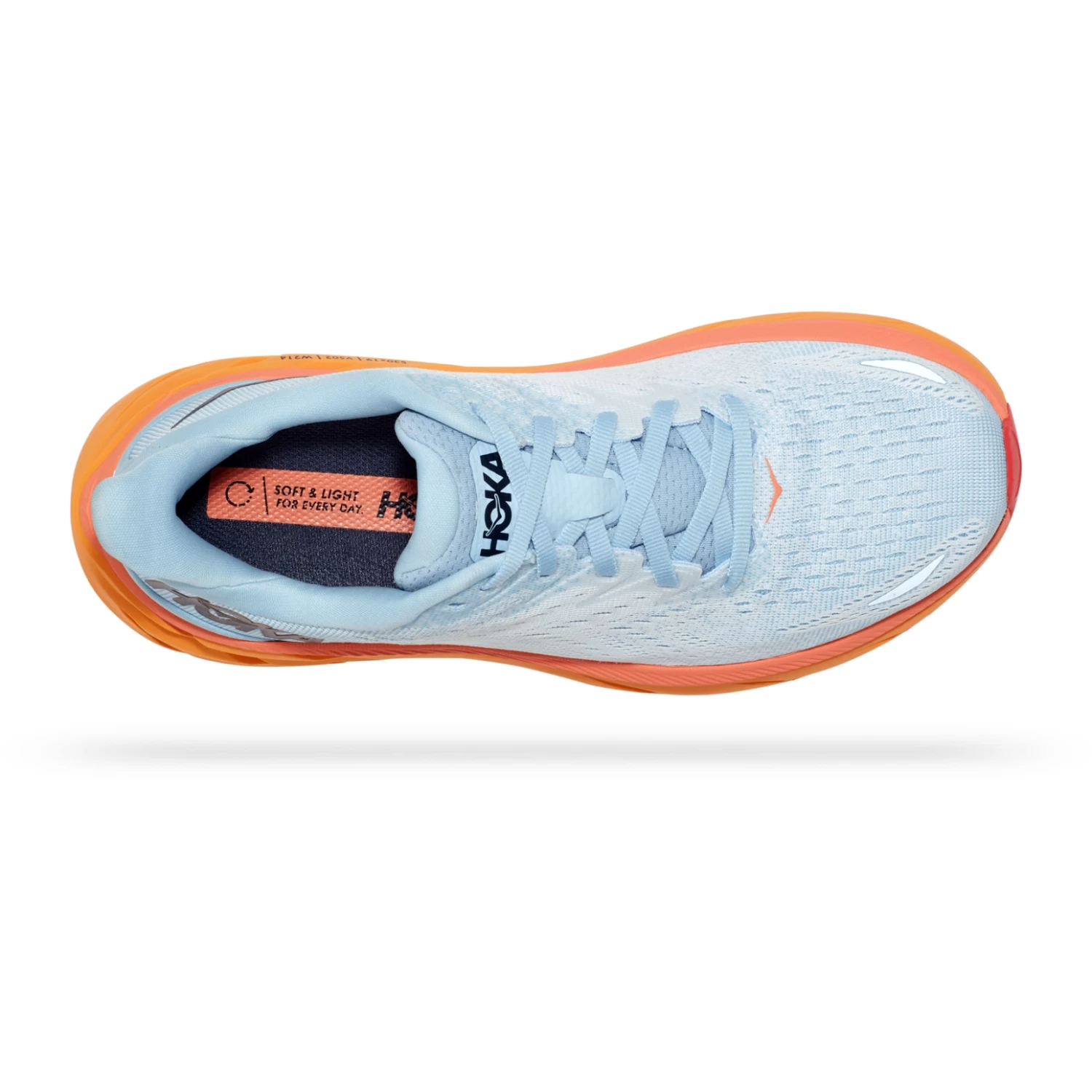 Hoka Clifton 8 Women's Running Shoes - Summer Song / Ice Flow 7 Hoka Clifton 8 Women's Running Shoes - Summer Song / Ice Flow - Image 7