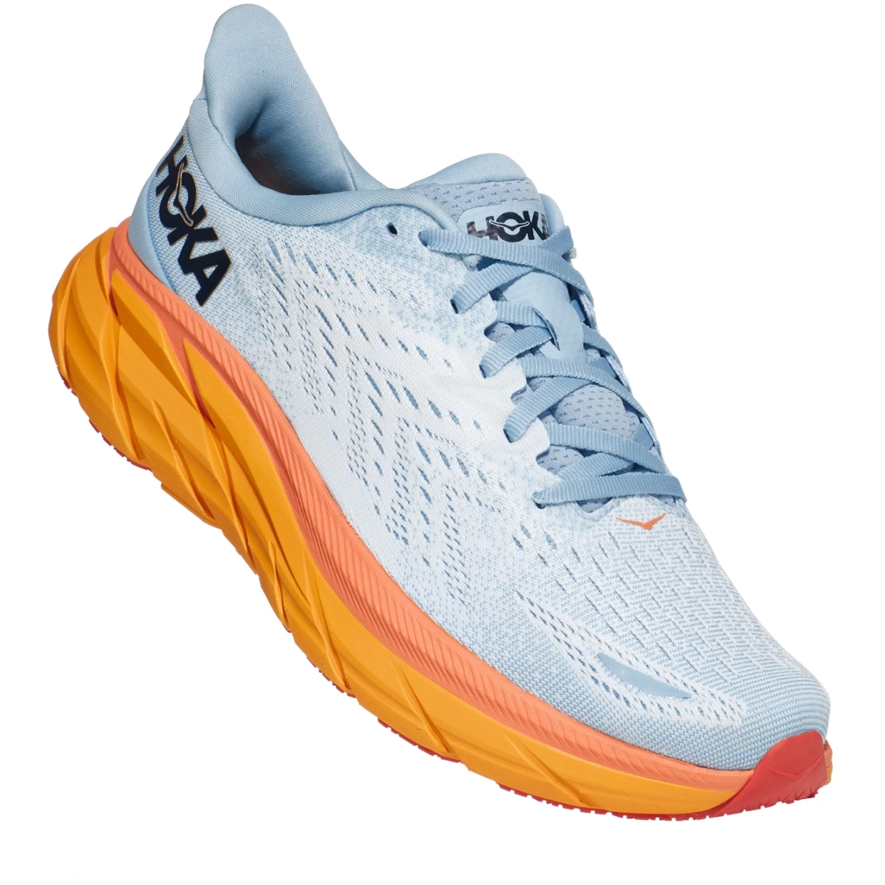 Hoka Clifton 8 Women's Running Shoes - Summer Song / Ice Flow 1 Hoka Clifton 8 Women's Running Shoes - Summer Song / Ice Flow