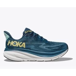 Hoka Clifton 9 Running Shoes Men - Midnight Ocean / Bluesteel -Hoka Shoes Outlet Store hoka clifton 9 running shoes midnight ocean bluesteel 1 1502575