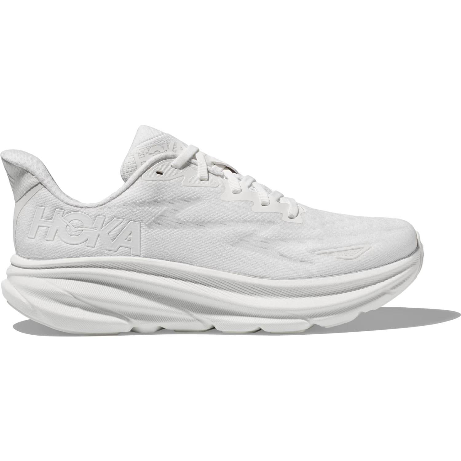 Hoka Clifton 9 Running Shoes Men - White / White 2 Hoka Clifton 9 Running Shoes Men - White / White - Image 2