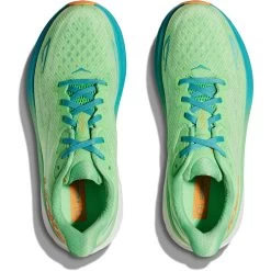 Hoka Clifton 9 Running Shoes Men - Zest / Lime Glow -Hoka Shoes Outlet Store hoka clifton 9 running shoes zest lime glow 2 1502517