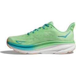 Hoka Clifton 9 Running Shoes Men - Zest / Lime Glow -Hoka Shoes Outlet Store hoka clifton 9 running shoes zest lime glow 5 1502520