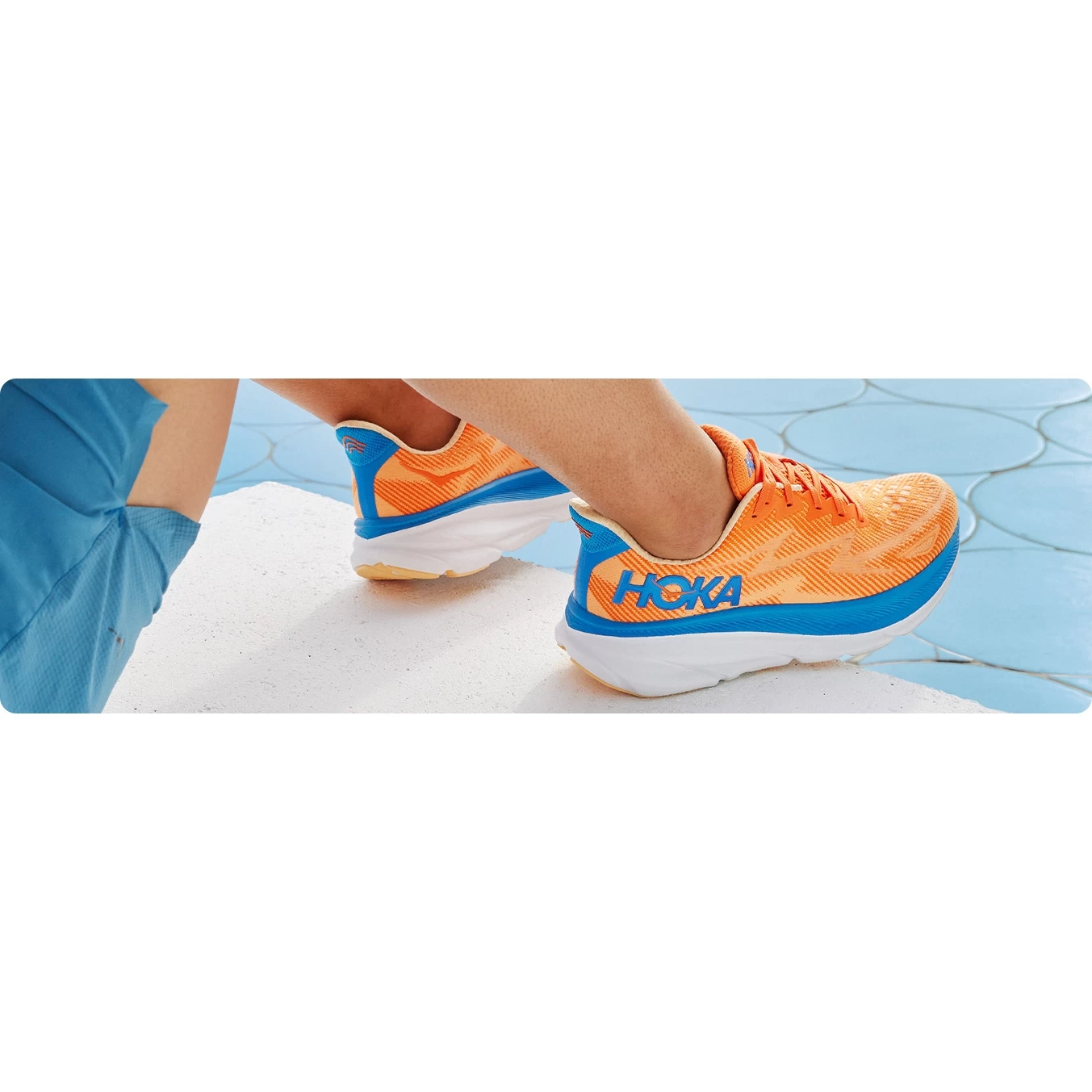 Hoka Clifton 9 Running Shoes Men - Flame / Vibrant Orange 10 Hoka Clifton 9 Running Shoes Men - Flame / Vibrant Orange - Image 10