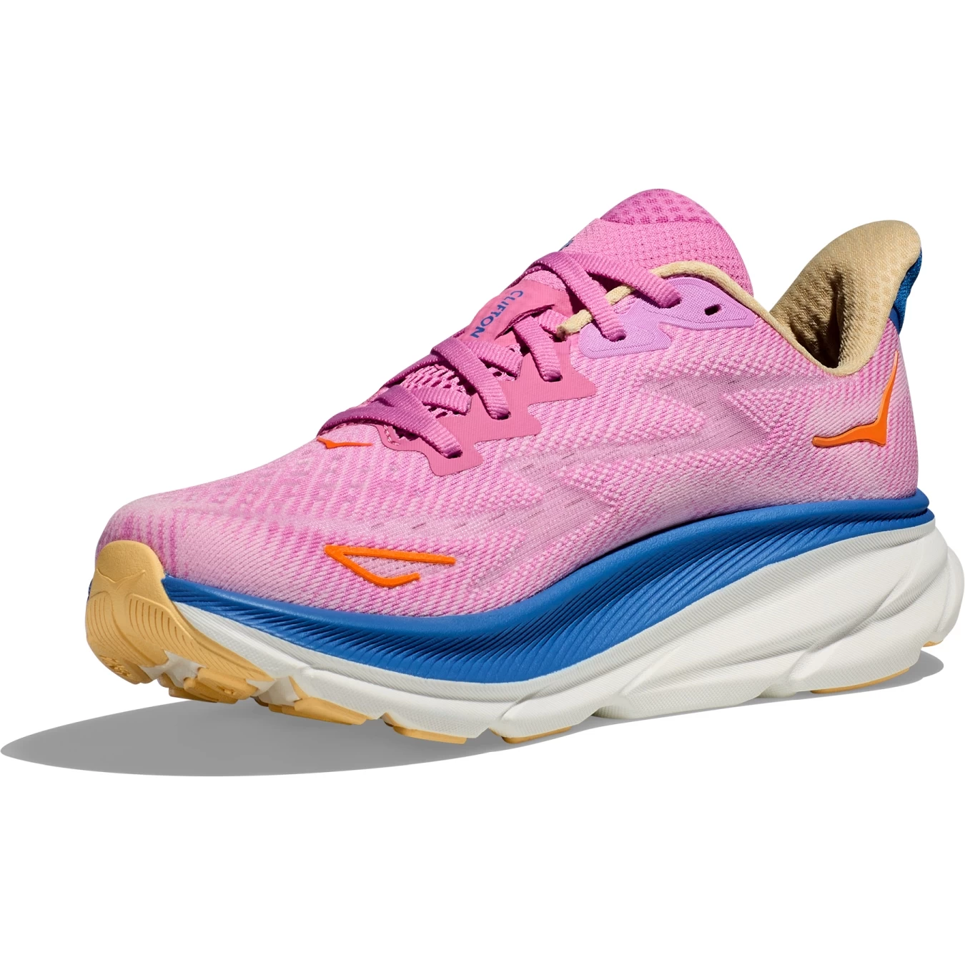 Hoka Clifton 9 Wide Running Shoes Women - Cyclamen / Sweet Lilac 3 Hoka Clifton 9 Wide Running Shoes Women - Cyclamen / Sweet Lilac - Image 3