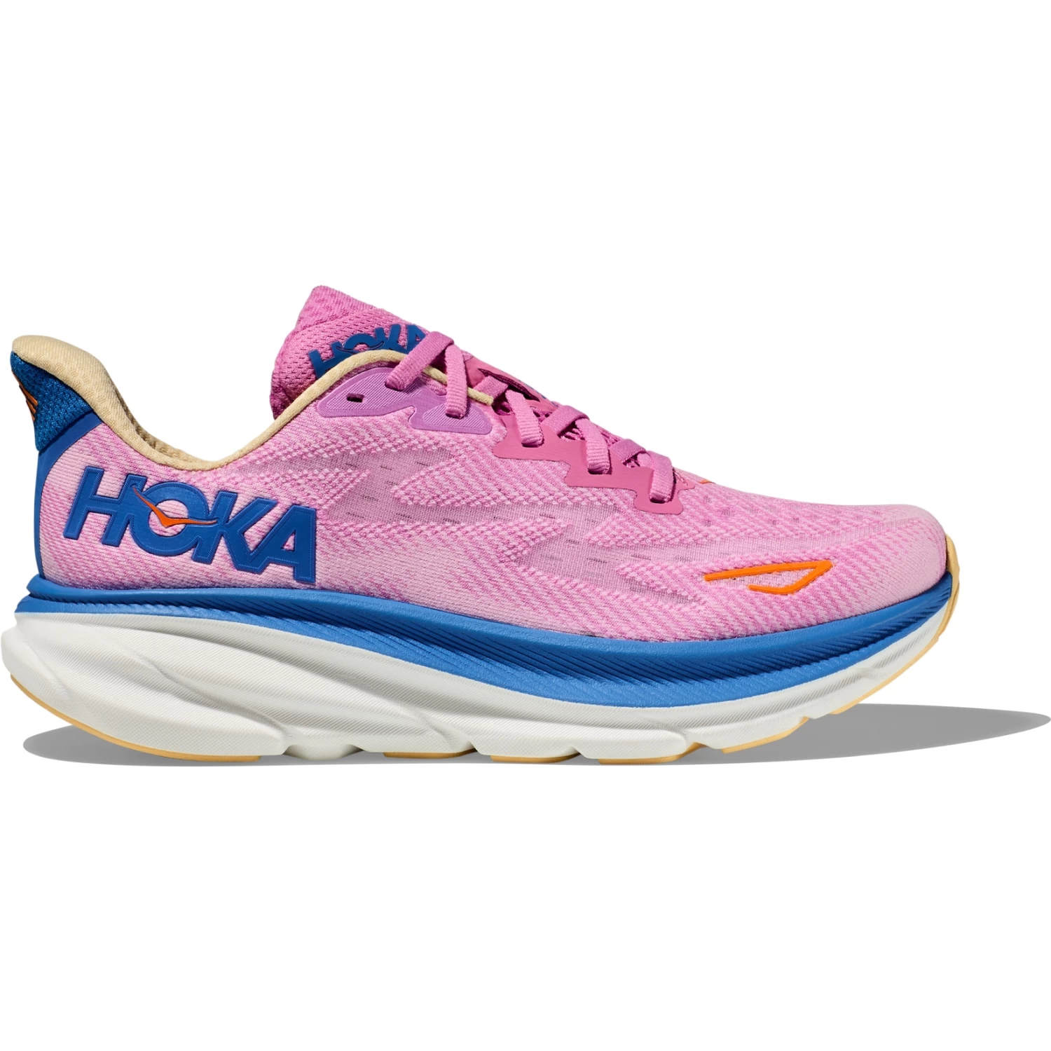 Hoka Clifton 9 Wide Running Shoes Women - Cyclamen / Sweet Lilac 2 Hoka Clifton 9 Wide Running Shoes Women - Cyclamen / Sweet Lilac - Image 2