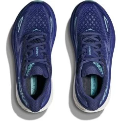 Hoka Clifton 9 Running Shoes Women - Bellwether Blue / Evening Sky -Hoka Shoes Outlet Store hoka clifton 9 womens running shoes bellwether blue evening sky 7 1502373