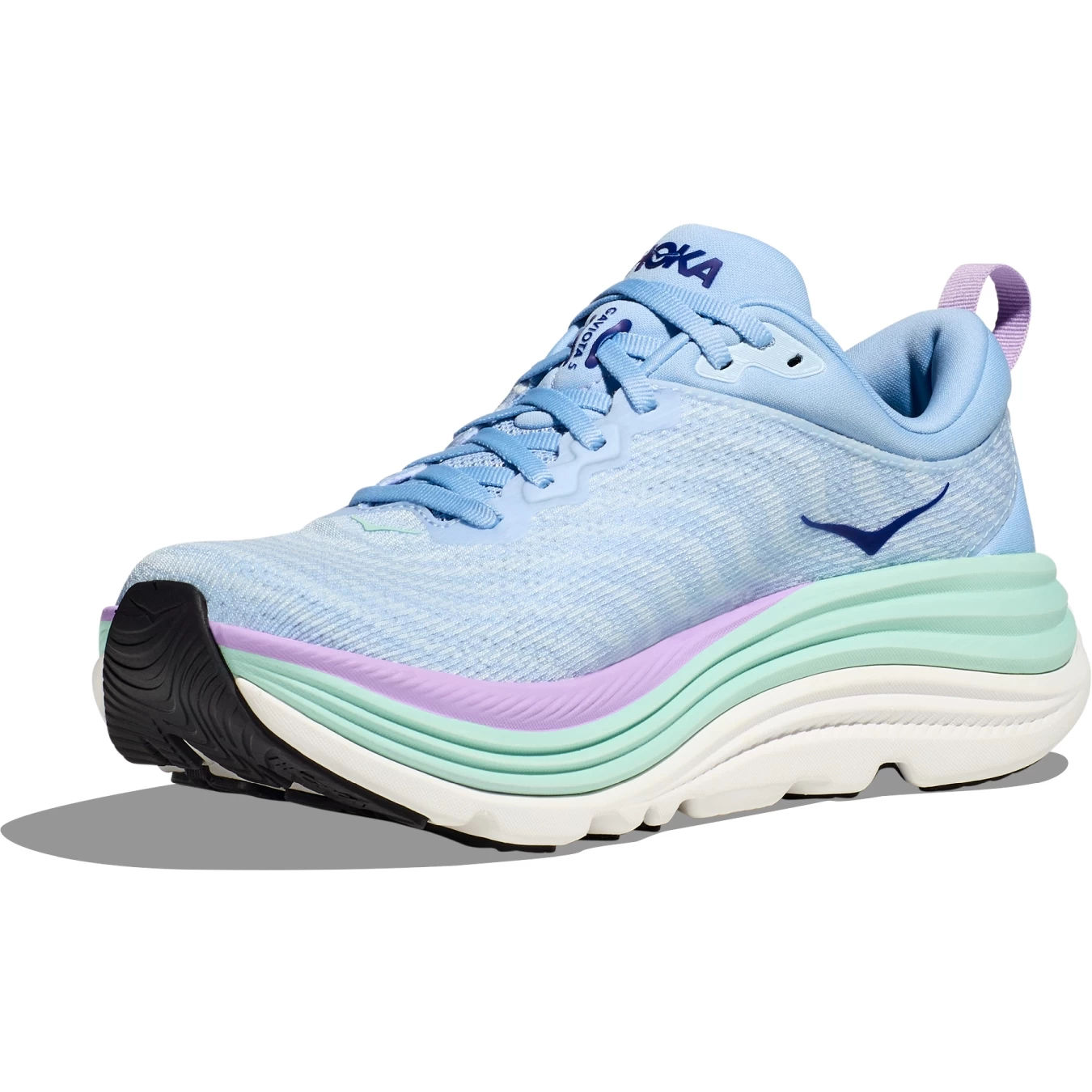 Hoka Gaviota 5 Running Shoes Women - Airy Blue / Sunlit Ocean 2 Hoka Gaviota 5 Running Shoes Women - Airy Blue / Sunlit Ocean - Image 2