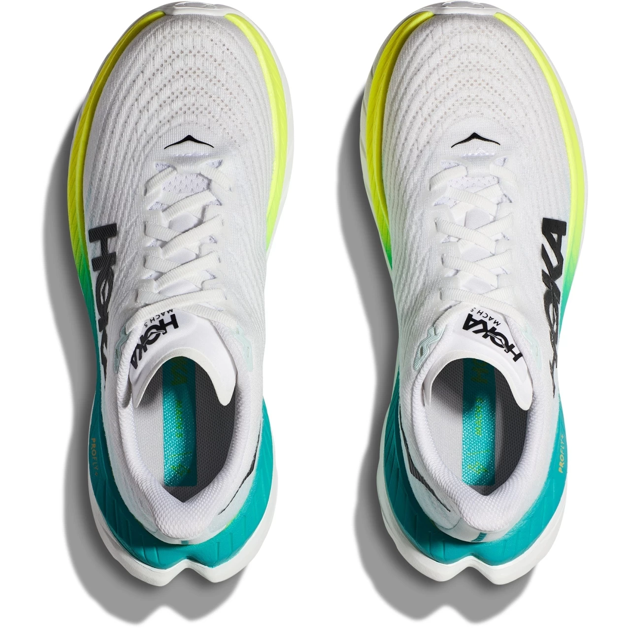Hoka Mach 5 Running Shoes - White / Blue Glass 6 Hoka Mach 5 Running Shoes - White / Blue Glass - Image 6