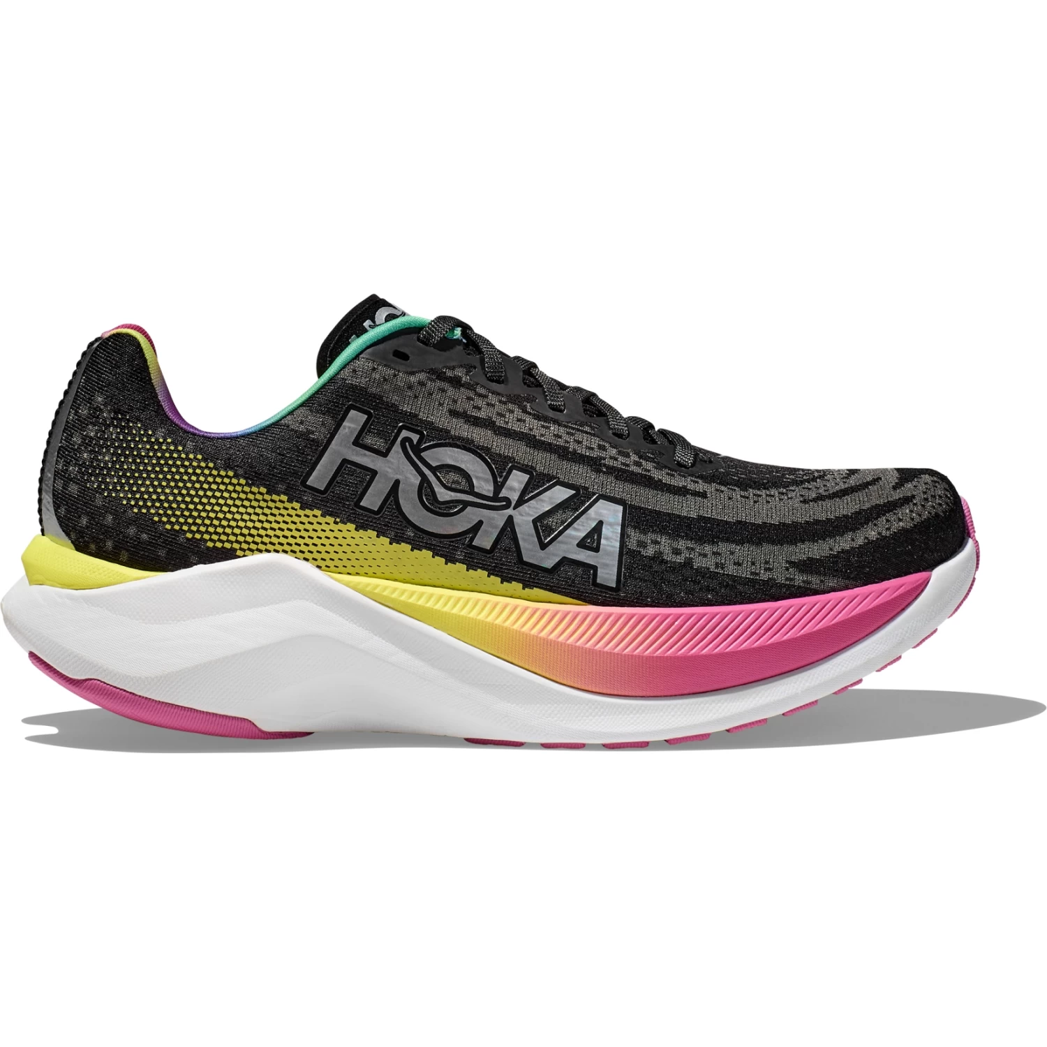 Hoka Mach X Running Shoes Women - Black / Silver 3 Hoka Mach X Running Shoes Women - Black / Silver - Image 3