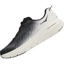 Hoka Rincon 3 Running Shoes Men - Black / White -Hoka Shoes Outlet Store hoka one one rincon 3 running shoes black white 4 1046996