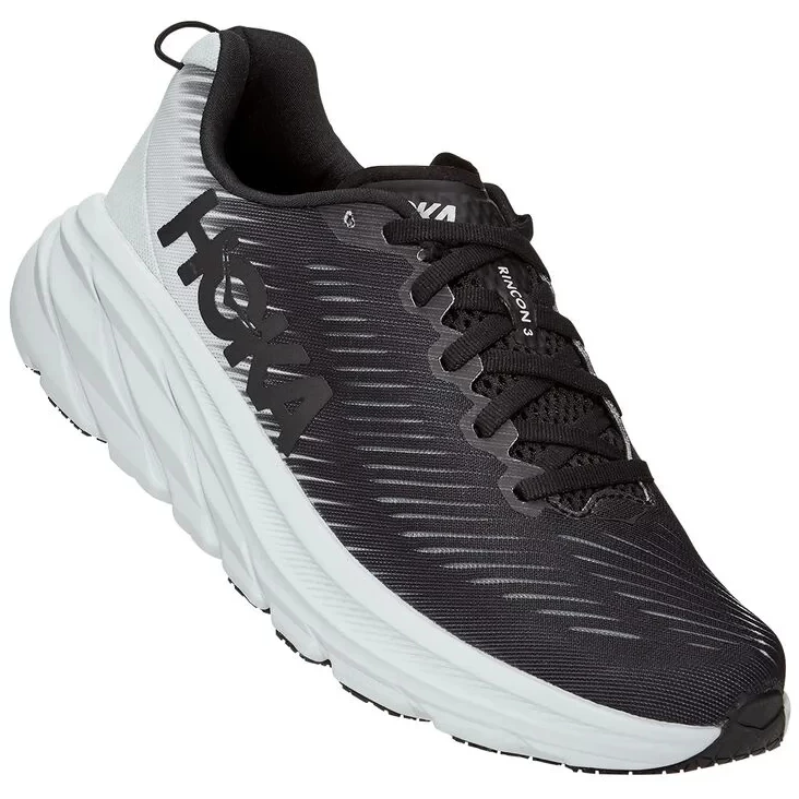 Hoka Rincon 3 Running Shoes Women - Black / White 1 Hoka Rincon 3 Running Shoes Women - Black / White