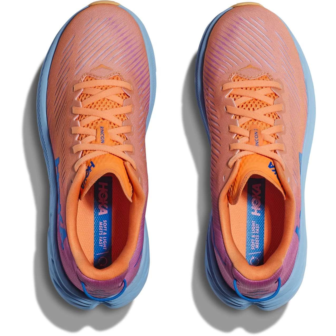Hoka Rincon 3 Running Shoes Women - Mock Orange / Cyclamen 5 Hoka Rincon 3 Running Shoes Women - Mock Orange / Cyclamen - Image 5