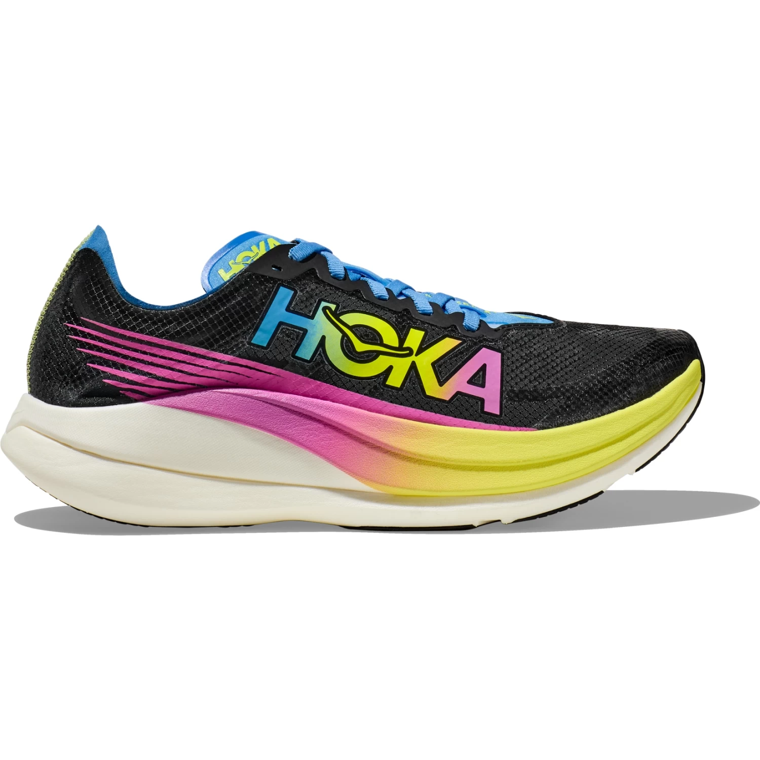 Hoka Rocket X 2 Unisex Running Shoes - Black / Multi 3 Hoka Rocket X 2 Unisex Running Shoes - Black / Multi - Image 3