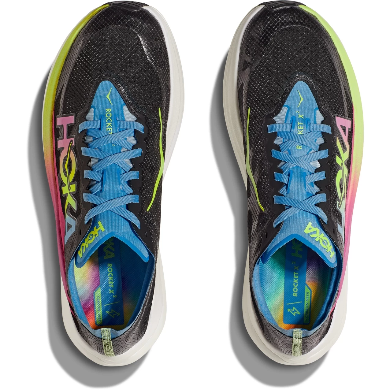 Hoka Rocket X 2 Unisex Running Shoes - Black / Multi 8 Hoka Rocket X 2 Unisex Running Shoes - Black / Multi - Image 8