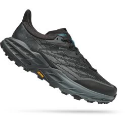 Hoka Speedgoat 5 GTX Running Shoes - Black / Black -Hoka Shoes Outlet Store hoka speedgoat 5 gtx running shoes black black 3 1240450
