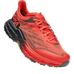 Hoka Speedgoat 5 GTX Running Shoes - Fiesta / Thyme