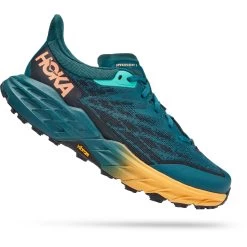 Hoka Speedgoat 5 GTX Women's Running Shoes - Deep Teal / Black -Hoka Shoes Outlet Store hoka speedgoat 5 gtx women s running shoes deep teal black 1 1240423