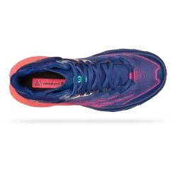 Hoka Speedgoat 5 Mid GTX Women's Running Shoes - Bellwether Blue / Camellia -Hoka Shoes Outlet Store hoka speedgoat 5 mid gtx women s hiking shoes bellwether blue camellia 3 1240506