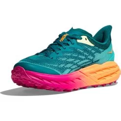 Hoka Speedgoat 5 Running Shoes Men - Deep Lake / Ceramic -Hoka Shoes Outlet Store hoka speedgoat 5 running shoes deep lake ceramic 1 1364859