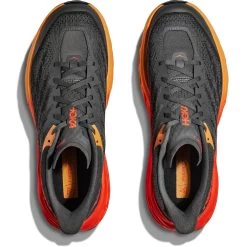 Hoka Speedgoat 5 Wide Running Shoes - Castlerock / Flame -Hoka Shoes Outlet Store hoka speedgoat 5 wide running shoes castlerock flame 2 1503394
