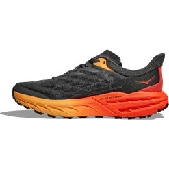 Hoka Speedgoat 5 Wide Running Shoes - Castlerock / Flame -Hoka Shoes Outlet Store hoka speedgoat 5 wide running shoes castlerock flame 3 1503395
