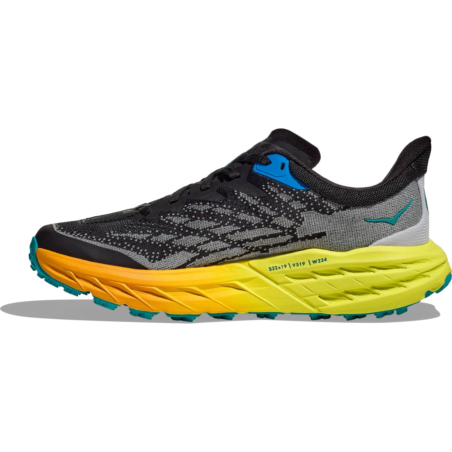 Hoka Speedgoat 5 Running Shoes Women - Black / Evening Primrose 4 Hoka Speedgoat 5 Running Shoes Women - Black / Evening Primrose - Image 4