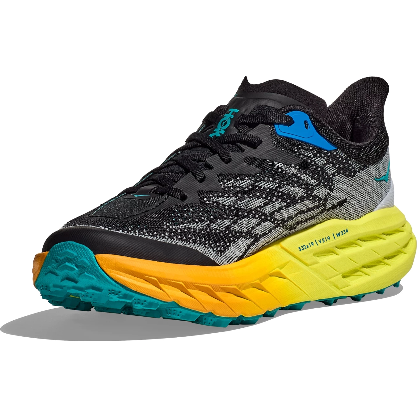Hoka Speedgoat 5 Running Shoes Women - Black / Evening Primrose 2 Hoka Speedgoat 5 Running Shoes Women - Black / Evening Primrose - Image 2