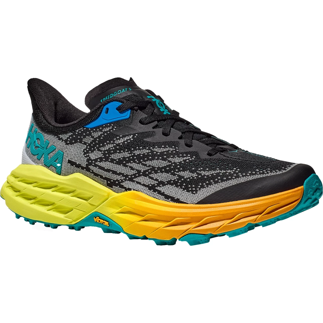 Hoka Speedgoat 5 Running Shoes Women - Black / Evening Primrose 1 Hoka Speedgoat 5 Running Shoes Women - Black / Evening Primrose